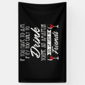 飲もしむの頼は早すぎるわ 横断幕 (縦)