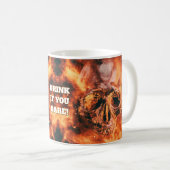 飲もしめ！スカル宇宙 コーヒーマグカップ (正面右)