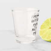 飲やめみ |エロドリンクのユーモア引用文ブラシ ショットグラス (左)