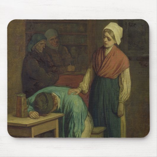 飲んだくれ マウスパッド (正面)