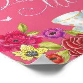 飲んでね ヴィンテージ アリス・イン・ワンダーランド ティーパーティー ポスター (角)