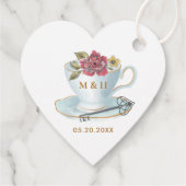 飲んでね | 紅茶ポット&ティーカップ 不思議の国のアリス フェイバータグ (裏面)