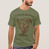 飲んで一日を始める Tシャツ (正面)