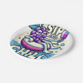 飲んで冷やす ペーパープレート (アングル)