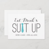 飲んで着て | 結婚式の友人たち 招待状 (正面/裏面)