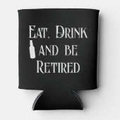 飲んで食べて、引退しよう 缶クーラー (正面)