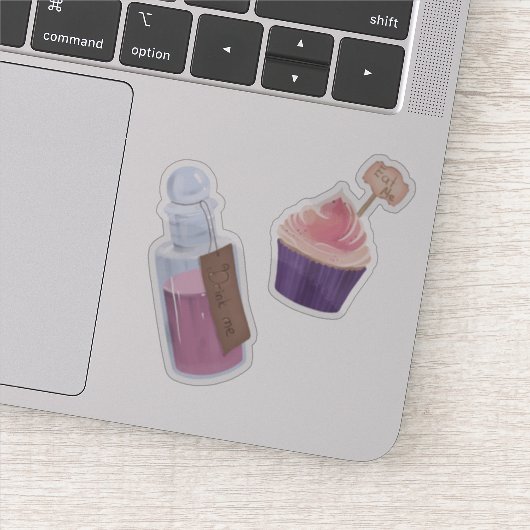 飲んで食べよ、不思議の国のアリス シール (詳細)