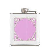 「飲んで」ワンダーランドティーパーティームーブピンクの紋章 フラスク (裏面)