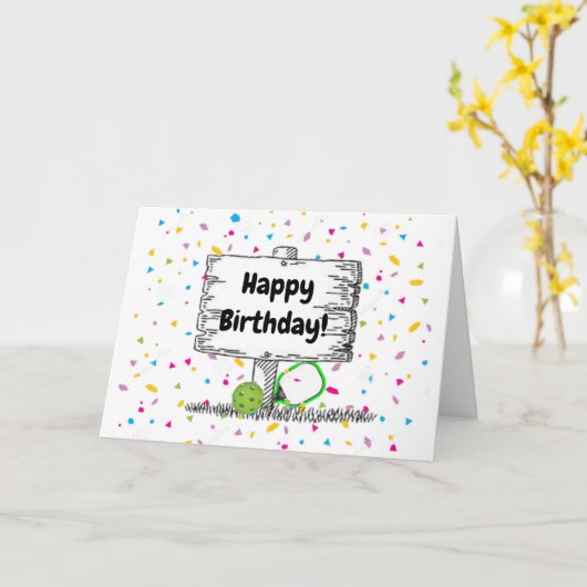 飲んで、楽しんで! カード (黄色い花)