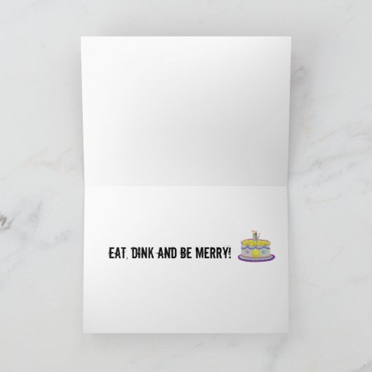 飲んで、踊って、楽しく！ カード (内部)