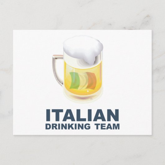 飲イタリアンみチーム ポストカード (正面)
