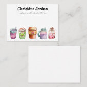 飲カラフル料 名刺 (正面/裏面)