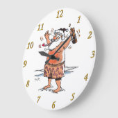 飲サンタウォール時計 ラージ壁時計 (傾斜)