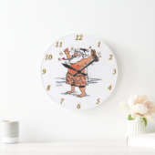 飲サンタウォール時計 ラージ壁時計 (ホーム)