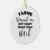 飲引用文女性ワイン·パーティー愛好者贈与 セラミックオーナメント (右)