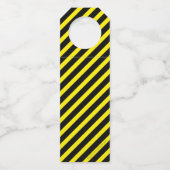 飲感謝していみ手のパーソナライズされたラベル ボトルネックタグ (裏面)