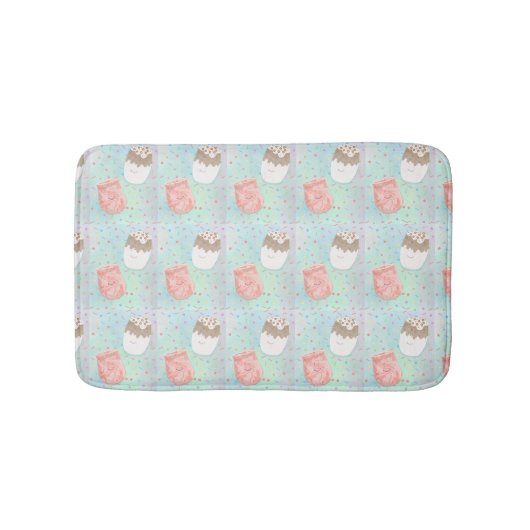 飲料パターン バスマット (正面)