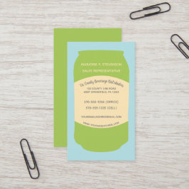 飲料分配用アルミニウム缶カスタム容器 名刺