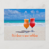 飲料引越し案内はがき 案内ポストカード (正面)