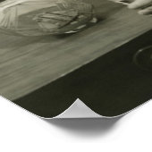 飲料水を飲む人 ポスター (角)