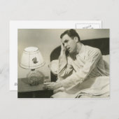 飲料水を飲む人 ポストカード (正面/裏面)