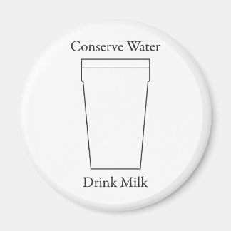 飲料水ミルクを節約する マグネット