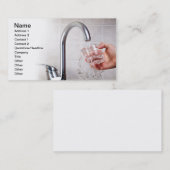 飲料水 名刺 (正面/裏面)