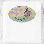 飲料水 楕円形シール (バッグ)