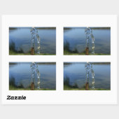 飲料水 長方形シール (シート)