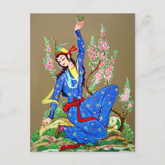 飲料用はがき付きニンフ ポストカード (正面)