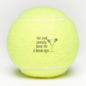 飲料用マルガリータの暑さと汗の時間 テニスボール (正面)