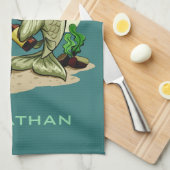 飲料魚名前をカスタムするハンドタオル キッチンタオル (四つ折り)