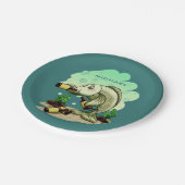 飲料魚名前をカスタムする紙プレート ペーパープレート (アングル)