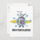 飲料 ポストカード (正面/裏面)