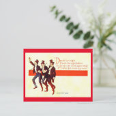 飲昨夜… 1909年ヴィンテージ ポストカード (スタンド正面)