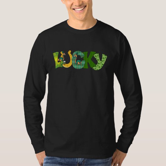 飲用フラミンゴSt patricks dayフラミンゴビールLu Tシャツ (正面)