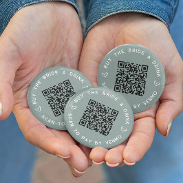 飲買みバチェロレッテQRコード 缶バッジ