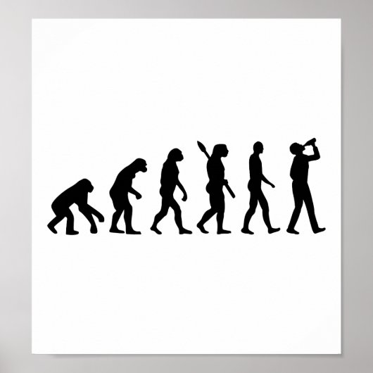 飲酒の進化 ポスター (正面)