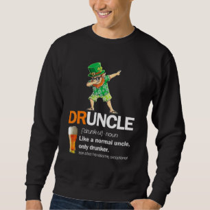 飲酒定義St patricks叔父のみ飲む スウェットシャツ