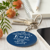 飲酒性連鎖の理論 キーホルダー (側面)