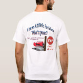 飲酒運転に対する母 Tシャツ (裏面)