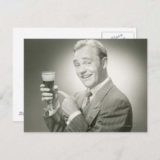 飲酒 ポストカード (正面/裏面)