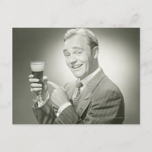 飲酒 ポストカード (正面)