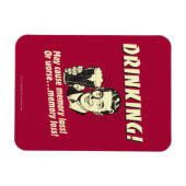 飲酒：メモリの損失を悪化させる可能性がある マグネット (横)