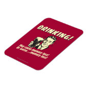 飲酒：メモリの損失を悪化させる可能性がある マグネット (左側)