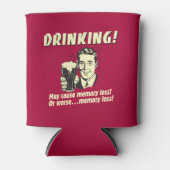 飲酒:メモリの損失を悪化させる可能性がある 缶クーラー (正面)