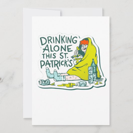 飲酒st patricks検疫 招待状 (正面)