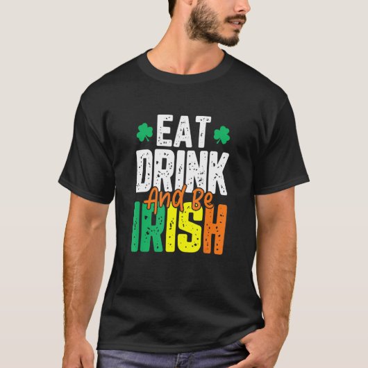 飲食べみとアイリッシュセントパトリックの日 Tシャツ (正面)