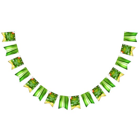 飲食べみとアイルランドのバンティングのバナー バンティングフラッグ (全)