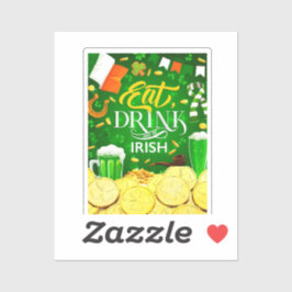 飲食べみとアイルランド人 シール